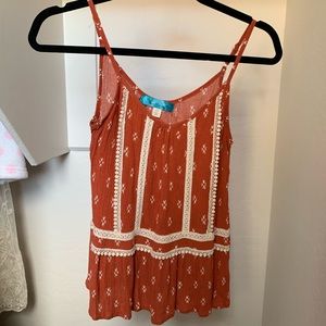 Boho style tank top